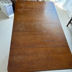 カントリーハウス　バタフライ式ダイニングテーブルの画像