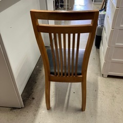 石2511-219 ナフコ　木製ダイニングチェア　キズ汚れ有り
の画像