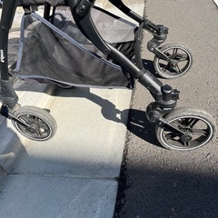 新生児　ピジョン　ランフィリノン　ネイビー　AB型ベビーカーの画像