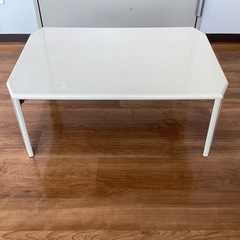 座卓(白)【町田市再生家具】1110Bの画像