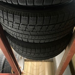 決まりました！50.30プリウス PCD100 スタッドレスタイヤ　4本　ブリヂストン製の画像