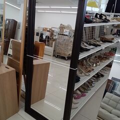★リユースのサカイ日立店★HJ8245 IKEA スタンドミラー ダークブラウン H165×D5×W74 クリーニング済み の画像