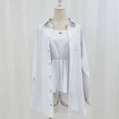 【新品】ロゼミューズ　ルームウェア3点　シャツ＋キャミソール＋パンツの画像