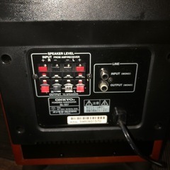 Onkyoのアンプ(単品)オレンジ色の画像