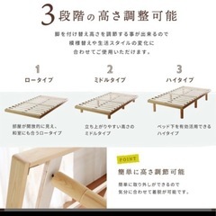 シングルベッド フレームの画像