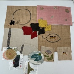 和柄ランチョンマット・コースターおまとめの画像