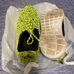 ボア付きスニーカー24.5cm の画像