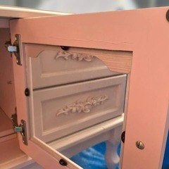 🌸ピンクのローボード テレビ台 の画像