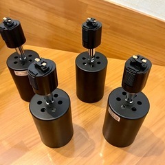 スポットライト LED電球付 4個セット ダクトレール用 の画像