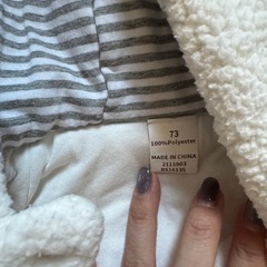 赤ちゃん防寒着　ジャンプスーツの画像