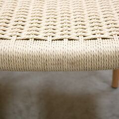 ≪yt2099≫ [2脚セット] モデルルーム展示品 東谷 form ダイニングチェア ALNE/アルネ F7-134NA ① ペーパーコード/ナチュラル/おしゃれ 71030-07の画像