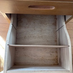 勉強机のサイドデスクの画像