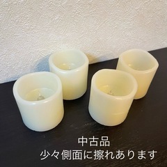 3COINS★LEDキャンドル小4つ クリスマス飾り付け　結婚式　展示用の画像