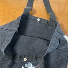 ミッキーの布カバン　手提げの画像