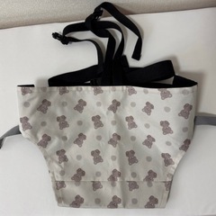 くまさん柄のチェアベルトの画像