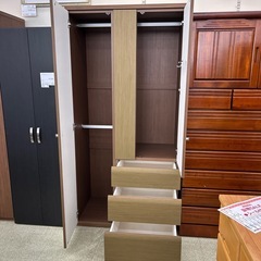 リユースのサカイ東金店 NITORI ワードローブ チェスト付き ※やけあり TJ16101の画像