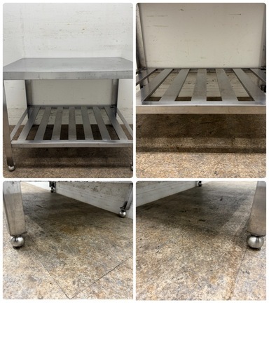 ステンレス　業務用　作業台　厨房　飲食店　W８００ｘD６００ｘＨ６００ｍｍ