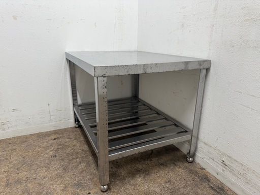 ステンレス　業務用　作業台　厨房　飲食店　W８００ｘD６００ｘＨ６００ｍｍ