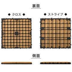 ウッドパネル デッキパネル  タイルデッキの画像