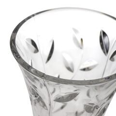 Laurus ローラス クリスタル花瓶 花器 高級ガラス インテリア 箱付き 少し欠けありの画像