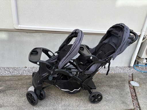 二人乗りベビーカー　二人でゴーDX