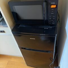 【ほぼ未使用】アイリスオーヤマ 電子レンジ PMG-T179-B 17L 2025年購入の画像