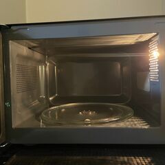 【ほぼ未使用】アイリスオーヤマ 電子レンジ PMG-T179-B 17L 2025年購入の画像