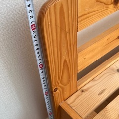 シングル すのこベッドの画像