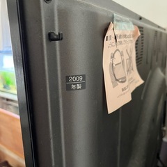 Panasonic テレビ　2009年製の画像