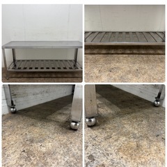 ステンレス　業務用　作業台　厨房　飲食店　W１４８０ｘD４５０ｘH６５０ｍｍの画像