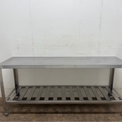 ステンレス　業務用　作業台　厨房　飲食店　W１４８０ｘD４５０ｘH６５０ｍｍの画像