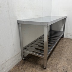 ステンレス　業務用　作業台　厨房　飲食店　W１４８０ｘD４５０ｘH６５０ｍｍの画像