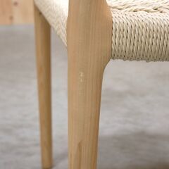 ≪yt2100≫ [2脚セット] モデルルーム展示品 東谷 form ダイニングチェア ALNE/アルネ F7-134NA ② ペーパーコード/ナチュラル/おしゃれ 71030-08の画像