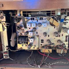 ラジオ付きレコードプレイヤー　昭和レトロの画像