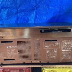 ラジオ付きレコードプレイヤー　昭和レトロの画像