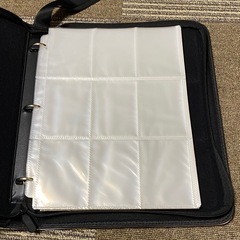 ポケモンカード ポケカ ファイル バインダー 収納 ホルダー ケース コレクション 9ポケット 50枚 赤 レッド モンスターボールの画像