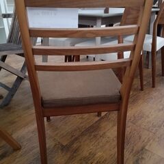 ★リユースのサカイ水戸店★  ダイニングチェア ダークブラウン H×D×W クリーニング済み MT6167の画像