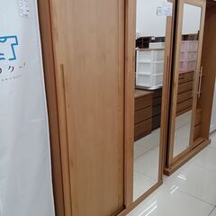 ★リユースのサカイ日立店★HJ8250  ワードローブ ナチュラルブラウン H179.5×D62×W170 クリーニング済み の画像