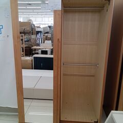 ★リユースのサカイ日立店★HJ8250  ワードローブ ナチュラルブラウン H179.5×D62×W170 クリーニング済み の画像