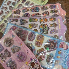 シール  ボンボンドロップ ウォーターシール キラキラシール 夜光シール ラブブ雑貨の画像