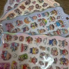 シール  ボンボンドロップ ウォーターシール キラキラシール 夜光シール ラブブ雑貨の画像