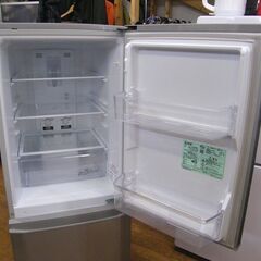 ②2ドア冷蔵庫 146L 2017年製 三菱 シルバー MR-P15A-S 100Lクラス ミツビシ 家電 札幌市 厚別区の画像