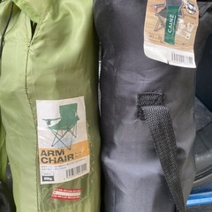 キャンプ用チェア 3脚セット（中古）の画像