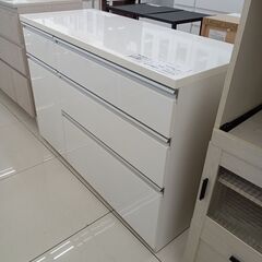 ★リユースのサカイ日立店★HJ8251  レンジ台 ホワイト H85.5×D50.5×W120 クリーニング済み の画像