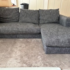 【LOWYA】ソファ　カウチソファの画像