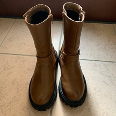 ブーツ　ブラウン　レディース　Mの画像