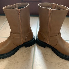 ブーツ　ブラウン　レディース　Mの画像