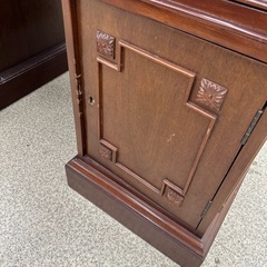 リユースのサカイ東金店 デスク アンティーク調 ※天板汚れ、金具欠品あり TJ16107の画像