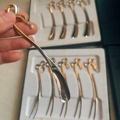 未使用 ミキモト スプーン＆フォークセットの画像