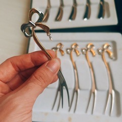 未使用 ミキモト スプーン＆フォークセットの画像